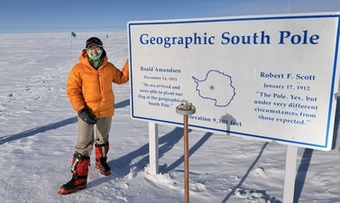 Kaamya Karthikeyan reached the South Pole on December 27.
