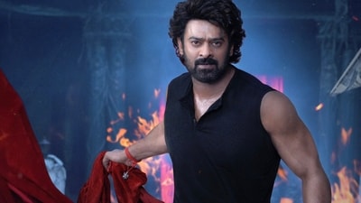 Prabhas plays the lead in Maruthi's horror comedy film The Raja Saab.