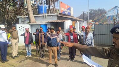 The Bokaro district administration conducted a district-wide road safety drive on Tuesday (HT PHoto)