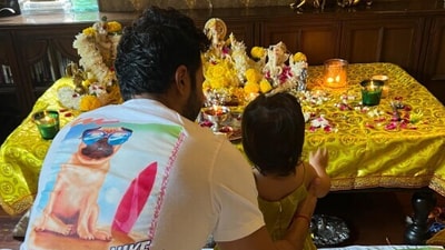 Varun Dhawan shares photos with his daughter, Lara, on social media, but never reveals her face. Varun Dhawan shares photos with his daughter, Lara, on social media, but never reveals her face.