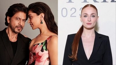 Sophie Turner talked about Shah Rukh Khan and Deepika Padukone.