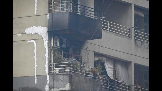 The family had been living in the DMRC colony since 2016. Ajay Vimal joined the organisation in 2006, officials said. (HT Photo)