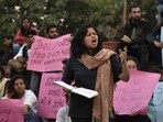 (Representative image) JNUSU leaders said the slogans reflected dissent over alleged inaction after the 2020 attacks, not an attack on constitutional authorities. (Hindustan Times)