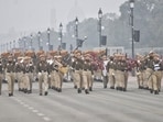 Rehearsals underway ahead of the Republic Day Parade 2026 at Kartavya Path, in New Delhi on Wednesday. (ANI Photo) Rehearsals underway ahead of the Republic Day Parade 2026 at Kartavya Path, in New Delhi on Wednesday. (ANI Photo)