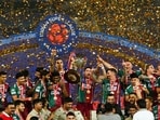 File image of ISL League Cup and Shield winners Mohun Bagan Super Giant . (Hindustan Times)