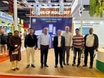 RGI Mritunjay Kumar Narayan, along with Addl RG Sanjeev Kumar and other senior officers visited the stall of ORGI at IITF 2025 (X/CensusIndia2027)