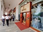 A Tanishq store in New Delhi. Titan's jewellery business, housed under its  Tanishq brand, accounts for 85% of its revenue.