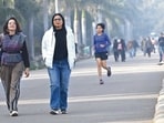 The IMD has issued a yellow alert for dense fog in the city for the next three days, asking people to stay informed. (Keshav Singh/HT)