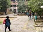 The JNU campus. (HT Archive)