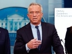 Robert F. Kennedy Jr., US secretary of Health and Human Services (HHS) at the news conference at White House on Jan. 7.