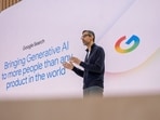 Google CEO Sundar Pichai at the company’s annual developer conference in May.