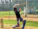 Rohit Sharma looks leaner than ever before (Image quality enhanced by AI) Rohit Sharma looks leaner than ever before (Image quality enhanced by AI)