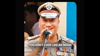 A screengrab of the viral video. A screengrab of the viral video.