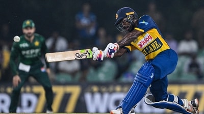 Janith Liyanage registered 40 off 31 balls. (AFP) Janith Liyanage registered 40 off 31 balls. (AFP)