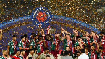 File image of ISL League Cup and Shield winners Mohun Bagan Super Giant . (Hindustan Times) File image of ISL League Cup and Shield winners Mohun Bagan Super Giant . (Hindustan Times)