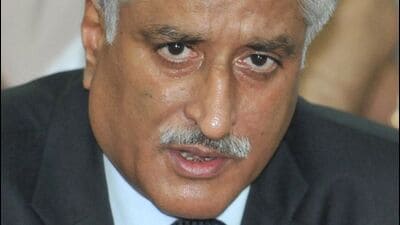 Four years after former Punjab top cop Sumedh Singh Saini was nominated as an accused in a September 2020 FIR pertaining to an alleged fraudulent sale of a land in Kurali in Mohali district, the state police special investigation team (SIT) has cleared his name. (HT File) Four years after former Punjab top cop Sumedh Singh Saini was nominated as an accused in a September 2020 FIR pertaining to an alleged fraudulent sale of a land in Kurali in Mohali district, the state police special investigation team (SIT) has cleared his name. (HT File)