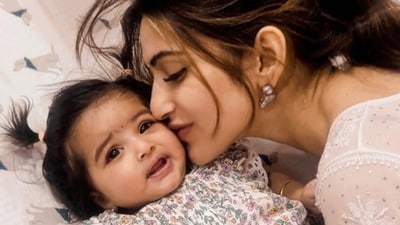 Sreeleela adopted a baby girl in April 2025; she had adopted two children before that in 2022. Sreeleela adopted a baby girl in April 2025; she had adopted two children before that in 2022.