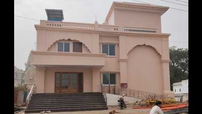The control room building in Ayodhya (HT Photo) The control room building in Ayodhya (HT Photo)