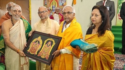తిరుమలలో మారిషస్ అధ్యక్షుడు