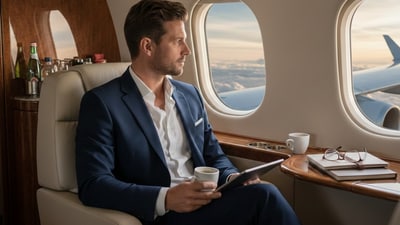 Long flights can raise your risk of getting blood clots. (Image generated via Google Gemini) Long flights can raise your risk of getting blood clots. (Image generated via Google Gemini)