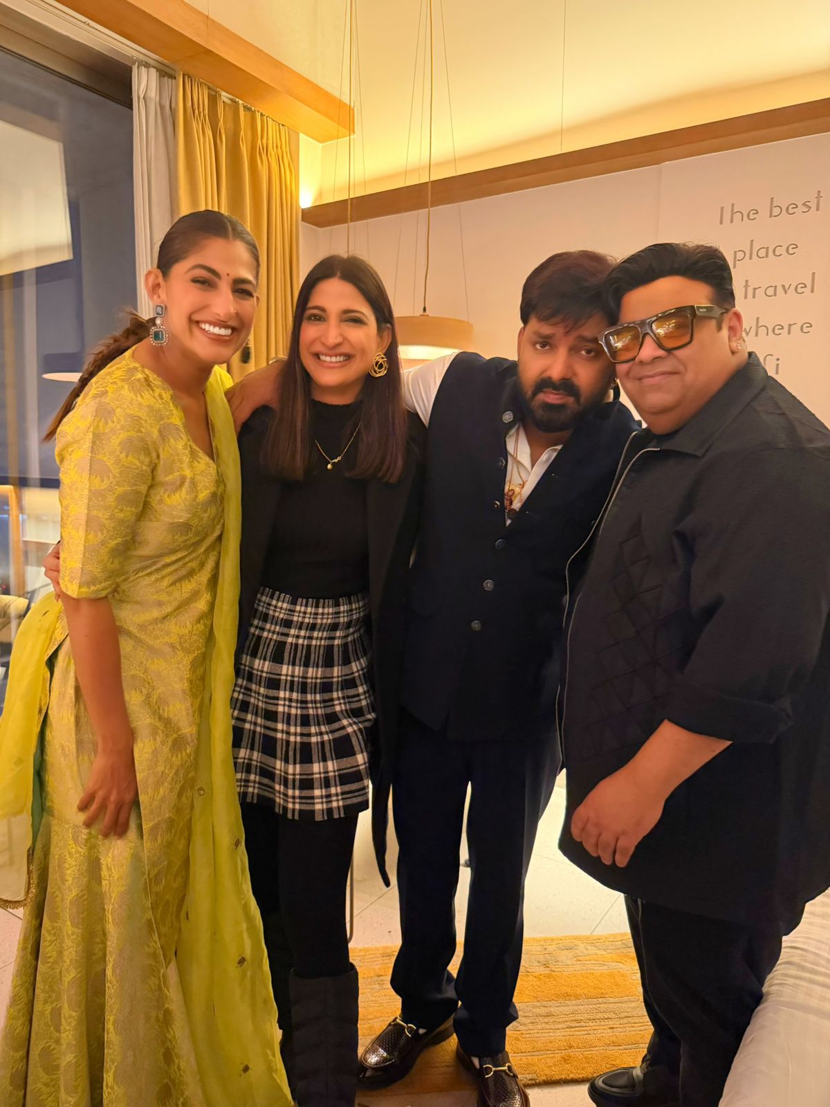 Kubbra Sait, Kiku Sharda, Aahana Kumra and Pawan Singh in Lucknow Kubbra Sait, Kiku Sharda, Aahana Kumra and Pawan Singh in Lucknow