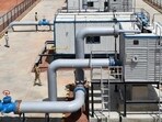 (Representative image) Funded initially by HSIIDC, the project targets 275 MLD demand, with later phases to be executed by GMDA and the Manesar civic body. (HT)