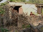 A resident in her dilapidated dwelling in Prayagraj (HT Photo) A resident in her dilapidated dwelling in Prayagraj (HT Photo)