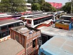 Between April and December 2025, the RTO inspected 4,330 contract buses and recovered <span class='webrupee'>₹</span>172.86 lakh, marking a significant drop compared to previous years. (REPRESENTATIVE PHOTO) Between April and December 2025, the RTO inspected 4,330 contract buses and recovered <span class='webrupee'>₹</span>172.86 lakh, marking a significant drop compared to previous years. (REPRESENTATIVE PHOTO)