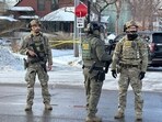 The incident, which occurred Wednesday local time, on a residential street, was captured in a video circulated online.