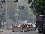 Over the past three years, the agitation has turned YPS Chowk into a permanent protest site, affecting traffic movement between Chandigarh and Mohali. (Ravi Kumar/HT) Over the past three years, the agitation has turned YPS Chowk into a permanent protest site, affecting traffic movement between Chandigarh and Mohali. (Ravi Kumar/HT)