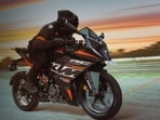 KTM RC 160 uses the same engine as the 160 Duke.