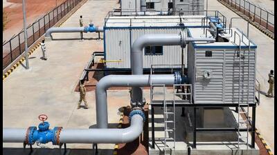 (Representative image) Funded initially by HSIIDC, the project targets 275 MLD demand, with later phases to be executed by GMDA and the Manesar civic body. (HT) (Representative image) Funded initially by HSIIDC, the project targets 275 MLD demand, with later phases to be executed by GMDA and the Manesar civic body. (HT)