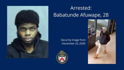 Babatune Afuwane, 28, who was charged with first degree murder by Canadian law enforcement on Wednesday. (Credit: Toronto Police) Babatune Afuwane, 28, who was charged with first degree murder by Canadian law enforcement on Wednesday. (Credit: Toronto Police)