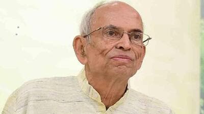 Madhav Gadgil has opposed rigid, protectionist conservation models that, he says, elevate animal rights above human survival and dignity. (HT)