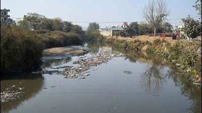 Of the 792 million gallons per day (MGD) of sewage generated, treatment capacity stands at only 704 MGD, with nine sewage treatment plants (STPs) found to be non-compliant with prescribed standards. (HT PHOTO) Of the 792 million gallons per day (MGD) of sewage generated, treatment capacity stands at only 704 MGD, with nine sewage treatment plants (STPs) found to be non-compliant with prescribed standards. (HT PHOTO)