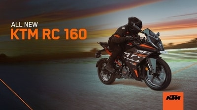 KTM RC 160 uses the same engine as the 160 Duke.