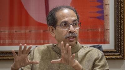 iMumbai, India - January 08, 2026: (UBT) chef Uddhav Thackeray intract with media at Matoshree, Bandra in Mumbai, India, on Wednesday, January 08, 2025. (Photo by Satish Bate/ Hindustan Times) (Hindustan Times) iMumbai, India - January 08, 2026: (UBT) chef Uddhav Thackeray intract with media at Matoshree, Bandra in Mumbai, India, on Wednesday, January 08, 2025. (Photo by Satish Bate/ Hindustan Times) (Hindustan Times)