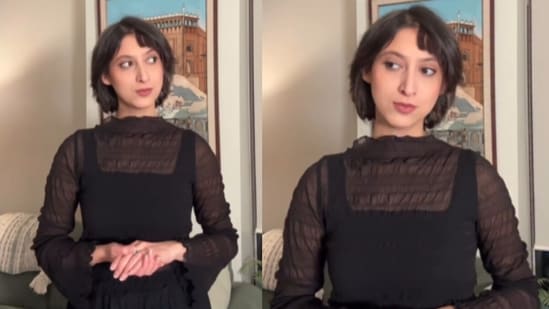 A Pakistani origin woman recreated Rama Duwaji’s iconic style in a viral video. (Instagram/permit.to.life)