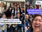 Los Angeles-based founder and CEO John Hu, with his team. 
