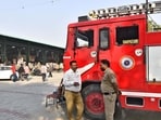 Currently, there are seven fire stations in Gurugram. (HT)