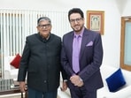 Gurdas Maan assured the governor of his full support to join the campaign and participate in awareness marches. (HT)