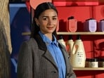 Alia Bhatt poses during the launch of her brand Ed-a-Mamma's new baby care range, in Mumbai on January 9, 2026.
