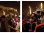 Prabhas' fans celebrated the release by bringing fake crocodiles to screenings, emulating a scene from The Raja Saab.