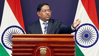 Speaking at a weekly press briefing, MEA spokesperson Randhir Jaiswal noted that India has been hiring such lobbying firms since the 1950s. (ANI Video Grab) Speaking at a weekly press briefing, MEA spokesperson Randhir Jaiswal noted that India has been hiring such lobbying firms since the 1950s. (ANI Video Grab)