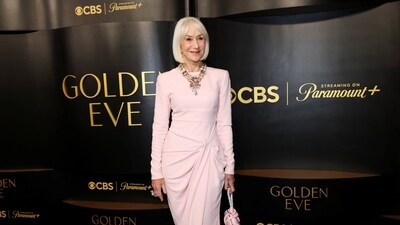 Cecil B. DeMille Award recipient Helen Mirren attends the Golden Eve event ahead of the 83rd Annual Golden Globes, honouring her and Carol Burnett Award recipient Sarah Jessica Parker in Beverly Hills, California, U.S., January 6, 2026. REUTERS/Mario Anzuoni (REUTERS)