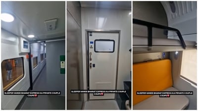 The Vande Bharat Sleeper is pitched as a premium alternative to domestic flights, (Instagram/ devraj_divan) The Vande Bharat Sleeper is pitched as a premium alternative to domestic flights, (Instagram/ devraj_divan)