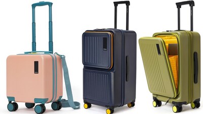 Sleek Mokobara luggage is lined up indoors, showcasing clean finishes, muted colours, smooth wheels, and compact shapes, ready for city trips. (AI generated) Sleek Mokobara luggage is lined up indoors, showcasing clean finishes, muted colours, smooth wheels, and compact shapes, ready for city trips. (AI generated)