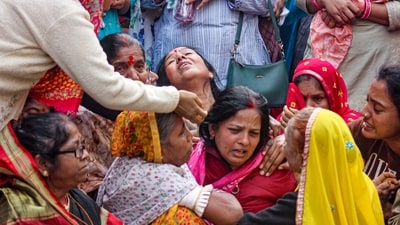 Indore: Family members of a victim, who died after consumption of allegedly contaminated water, mourn in Bhagirathpura area of Indore, Madhya Pradesh, Friday, Jan. 2, 2026. (PTI) Indore: Family members of a victim, who died after consumption of allegedly contaminated water, mourn in Bhagirathpura area of Indore, Madhya Pradesh, Friday, Jan. 2, 2026. (PTI)