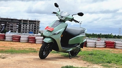 Suzuki e-Access is the first electric scooter from the brand. Suzuki e-Access is the first electric scooter from the brand.