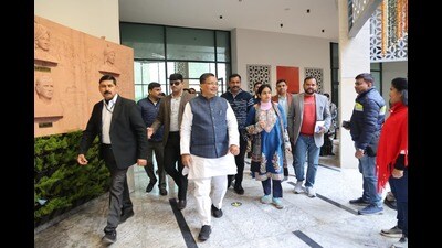 UP tourism and culture minister Jaiveer Singh at the Rashtriya Prerna Sthal in Lucnkow on Friday (HT Photo) UP tourism and culture minister Jaiveer Singh at the Rashtriya Prerna Sthal in Lucnkow on Friday (HT Photo)